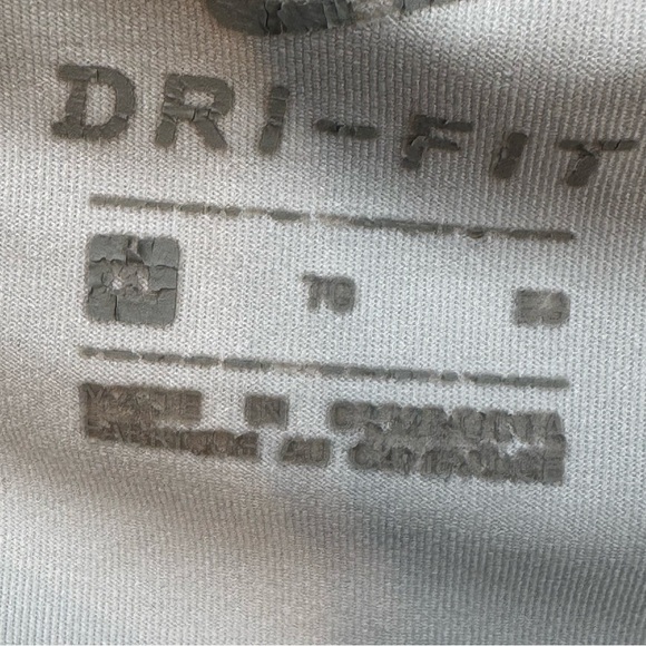 Nike Dri-fit Black and White Athletic Shorts with Geometric Design - Picture 2 of 3